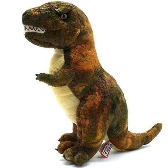2/$15.Douglas Tyrannosaurus Rex Dinosaur Plush Brown 10" Stuff Animal #3782 READ - Picture 1 of 10
